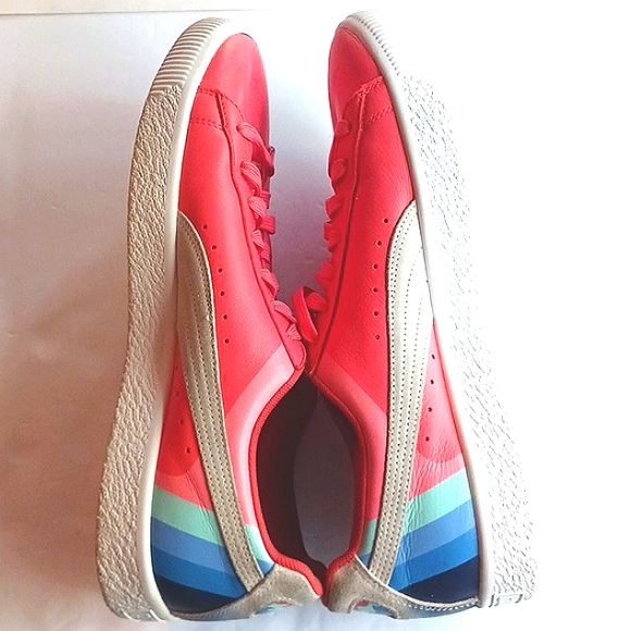 PUMA Clyde Dolphin Porcelain Rose Size 11.5 Sneakers - Picture 5 of 14
